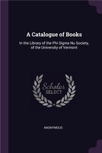 Catalogue of Books