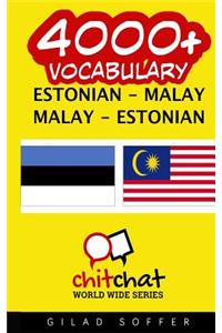 4000+ Estonian - Malay Malay - Estonian Vocabulary