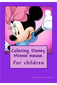 Coloring. Disney. Minnie Mouse