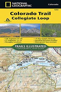 Colorado Trail, Collegiate Loop Map