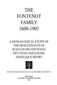 Fontenot Family 1600-1903