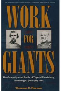 Work for Giants: The Campaign and Battle of Tupelo/Harrisburg, Mississippi, June-July 1864