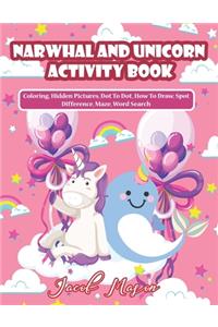 Narwhal And Unicorn Activity Book
