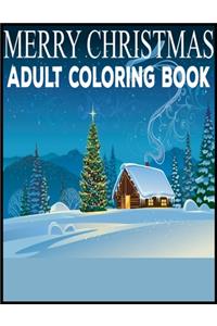 Merry Christmas Adult Coloring Book