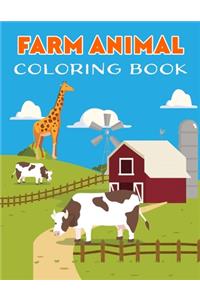 Farm Animal Coloring Book: An Farm Animal Coloring Book for All of Kids Ages(Coloring Books for Kids)