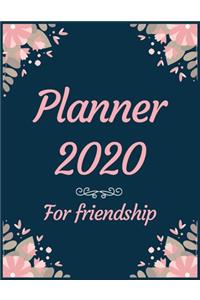 Planner 2020 for friendship