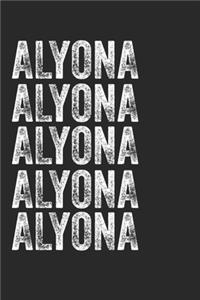 Name ALYONA Journal Customized Gift For ALYONA A beautiful personalized