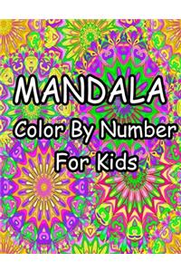 Mandala Color by Number for Kids