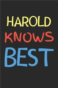 Harold Knows Best