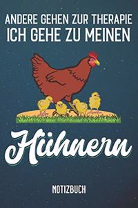Therapie Hühner Notizbuch