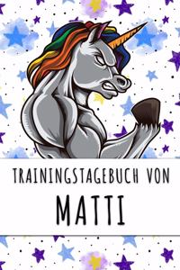 Trainingstagebuch von Matti