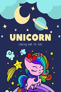 Unicorn coloring book for kids