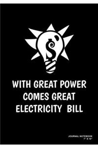 With Great Power Comes Great Electricity Bill