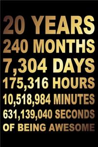 20 Years Of Being Awesome