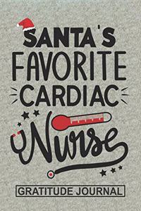 Santa's Favorite Cardiac Nurse - Gratitude Journal