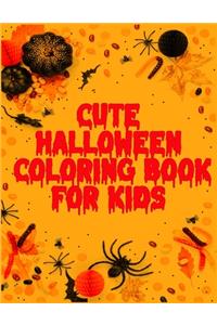 Cute Halloween Coloring Book For Kids