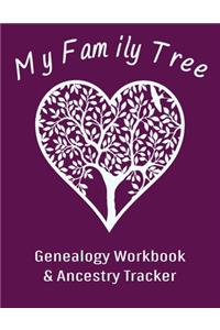 My Family Tree Genealogy Workbook & Ancestry Tracker