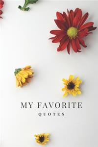 My Favorite Quotes