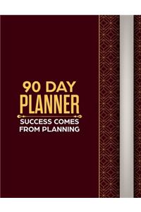 90 Day Planner 8.5x11