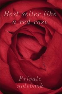 Best seller like a red rose