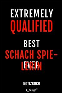 Notizbuch für Schach Spielerin