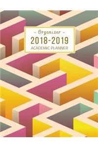 2018-2019 Academic Planner Organizer