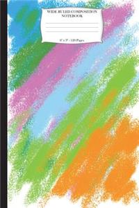 Wide Ruled Composition Notebook 6