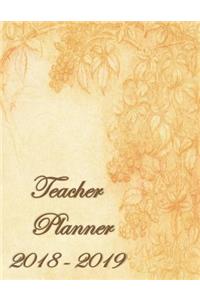 Teacher Planner 2018 - 2019