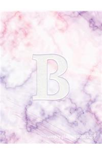 B Weekly Planner 2018-2019