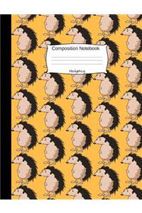 Hedgehog Composition Notebook