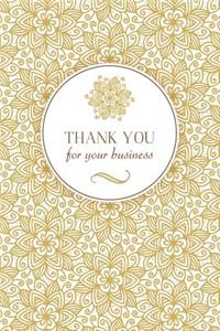 Thank You for Your Business