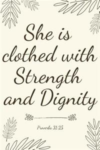 She Is Clothed with Strength and Dignity