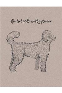 Standard Poodle Weekly Planner