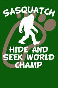 Sasquatch Hide and Seek World Champ