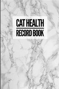 Cat Health Record Book