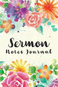 Sermon Notes Journal