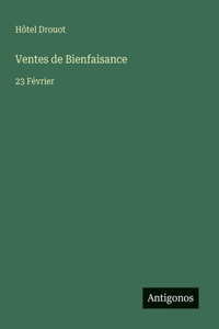 Ventes de Bienfaisance