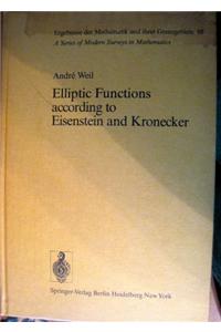 Elliptic Functions according to Eisenstein and Kronecker