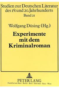 Experimente Mit Dem Kriminalroman