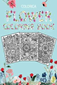 Flower Coloring Book: Adult Coloring Book with beautiful realistic mandala flowers, bouquets, floral designs, sunflowers, roses, leaves, butterfly, spring, and summer Man