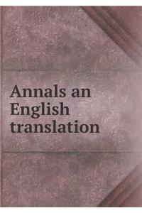 Annals an English Translation