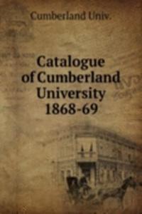 Catalogue of Cumberland University