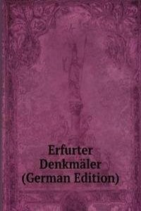Erfurter Denkmaler (German Edition)