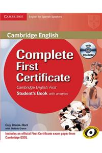 Complete First Certificate for Spanish Speakers Student's Book with Answers [With CDROM]