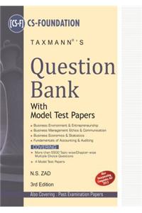 Question Bank With Model Test Paper (CS-Foundation)