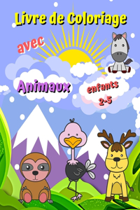 Livre de Coloriage avec Animaux