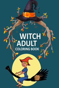 Witch Adult Coloring Book