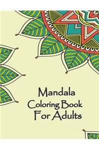 Mandala Coloring Book For Adults