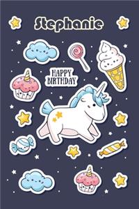 Happy Birthday Stephanie (100 Cute Cartoon Decorations)