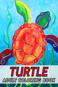 Turtle Adult Coloring Book